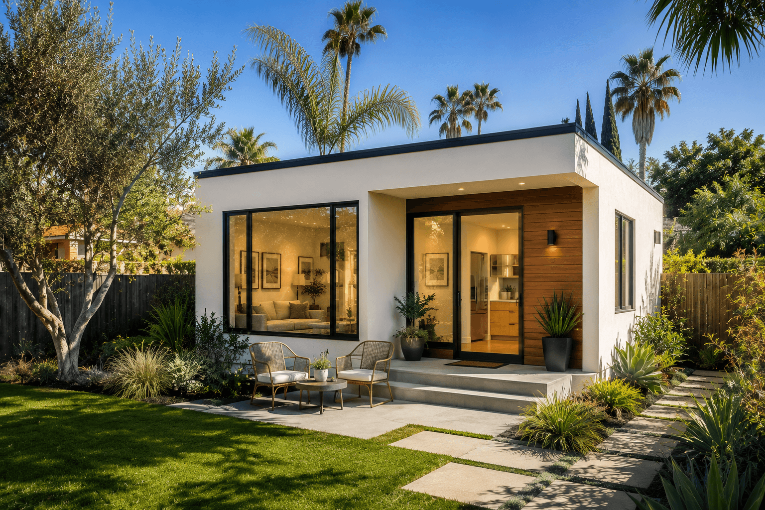 Detached backyard ADU in San Diego built by design-build contractor