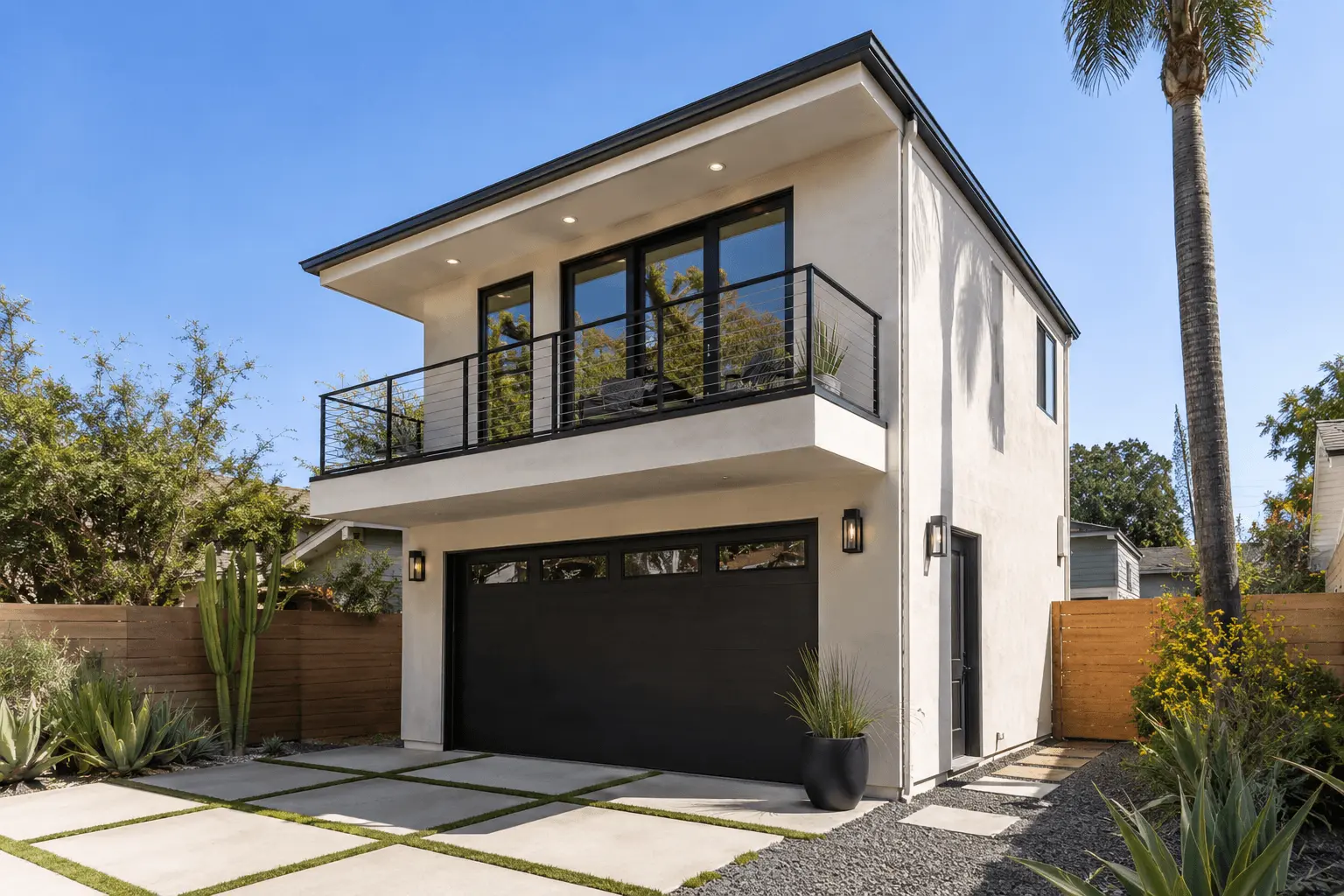 Can you build an ADU above a garage in San Diego - two story structure with living unit above garage by Elements Design & Build